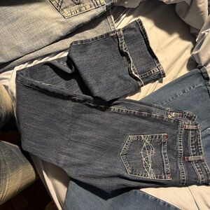 Cowgirl Tuff Dark Blue Boot Cut Jeans